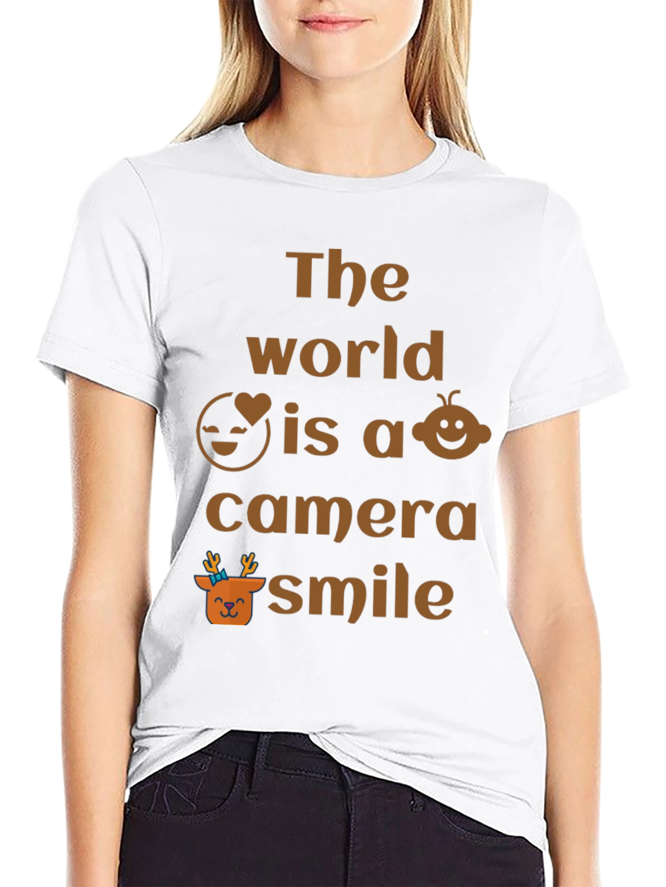 The World Is A Camera Smile T-Shirt