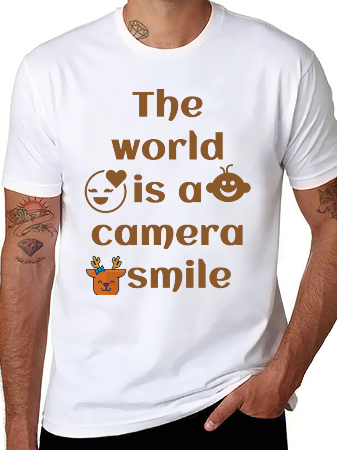 The World Is A Camera Smile T-Shirt