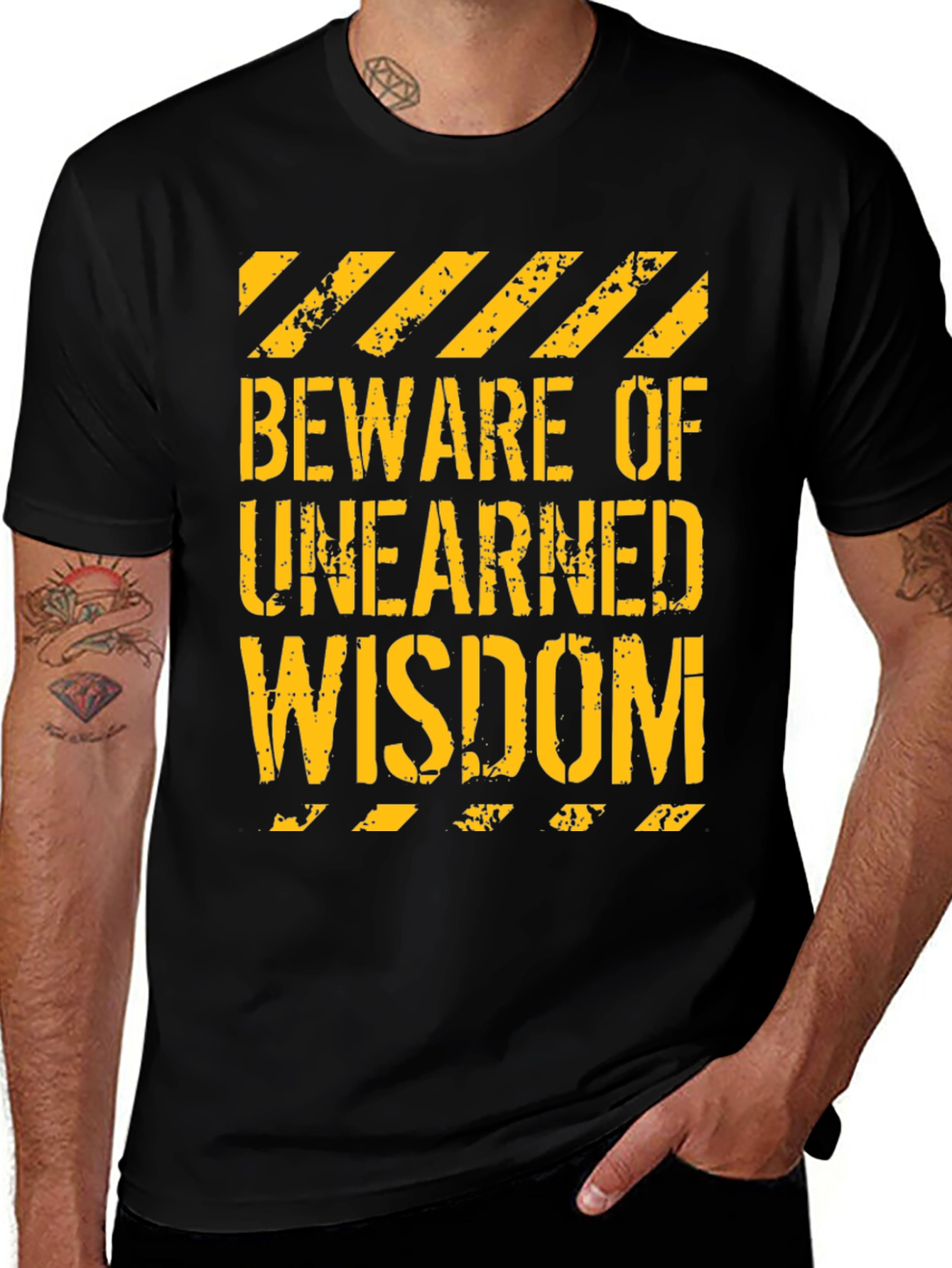 Beware of Unearned Wisdom Graphic Tee