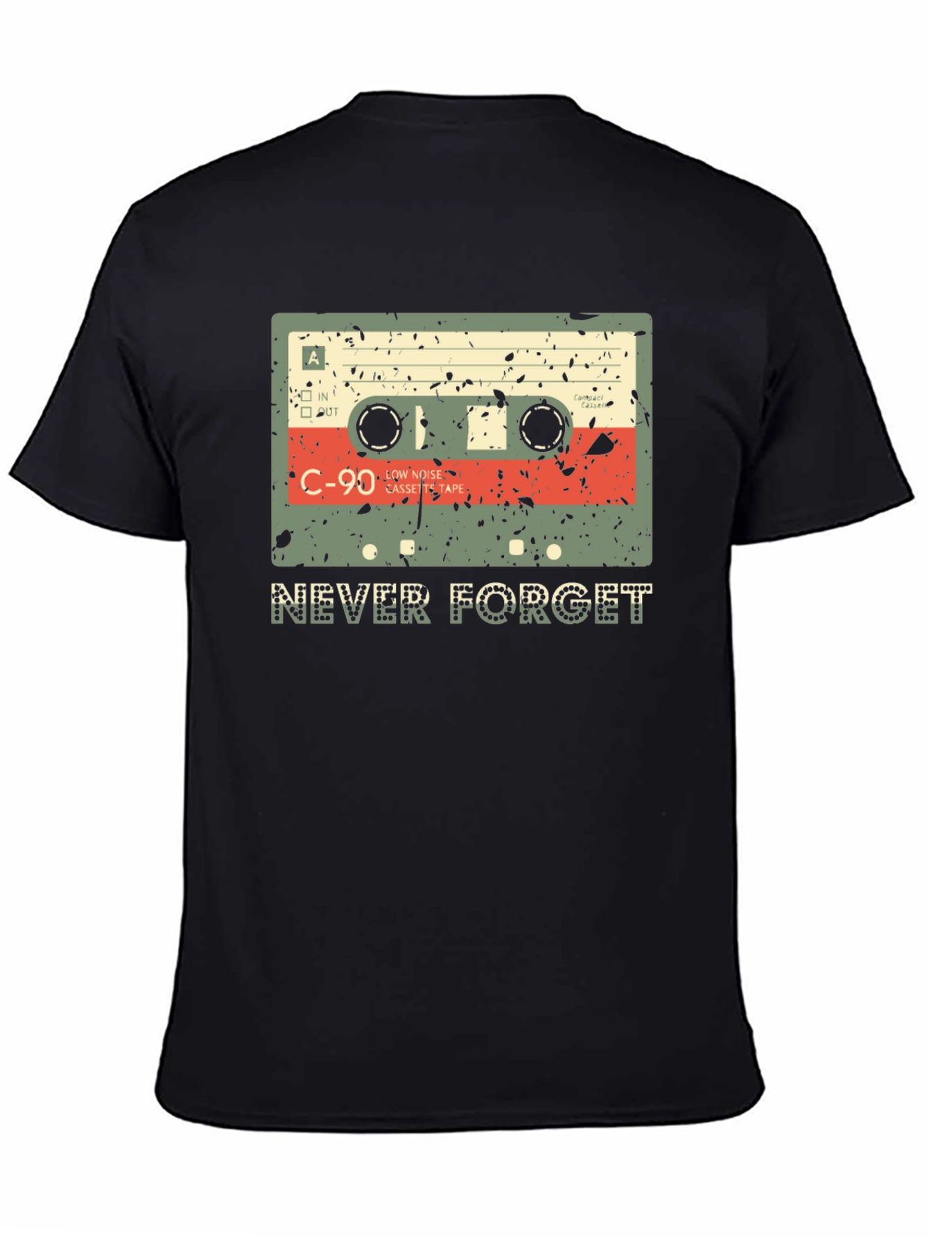 Retro Cassette Tape Never Forget T-Shirt