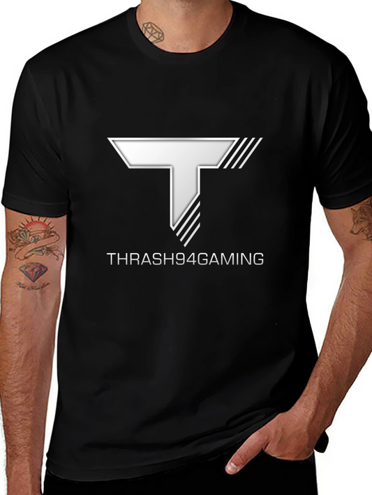 Thrash94Gaming Black T-Shirt with Logo