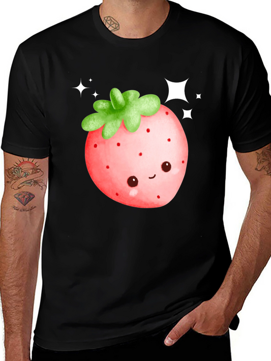 Kawaii Strawberry Graphic Tee