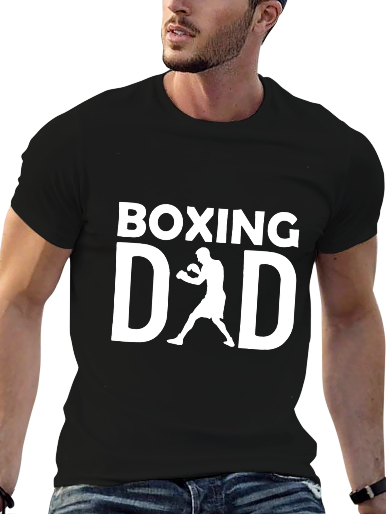 Boxing Dad T-Shirt - Fathers Day Gift
