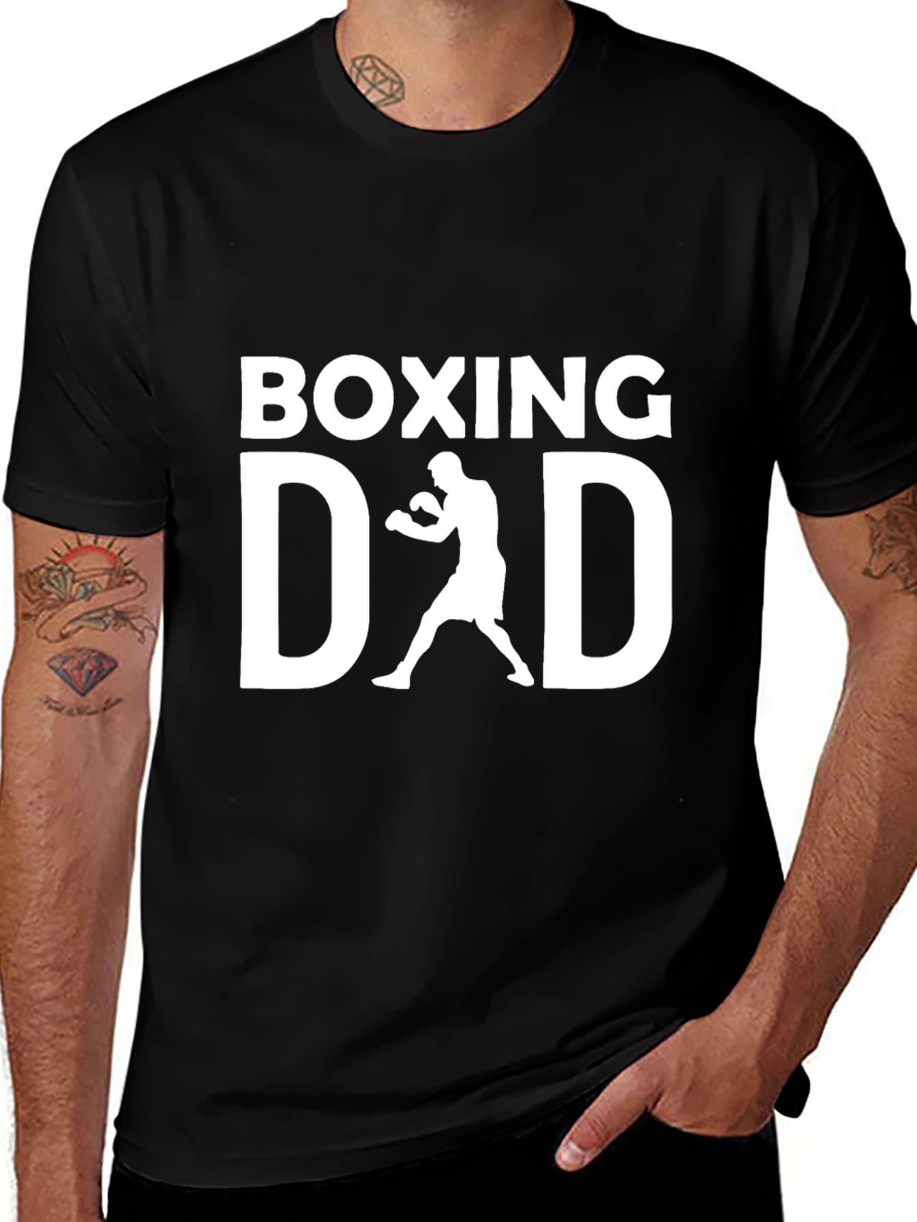 Boxing Dad T-Shirt - Fathers Day Gift