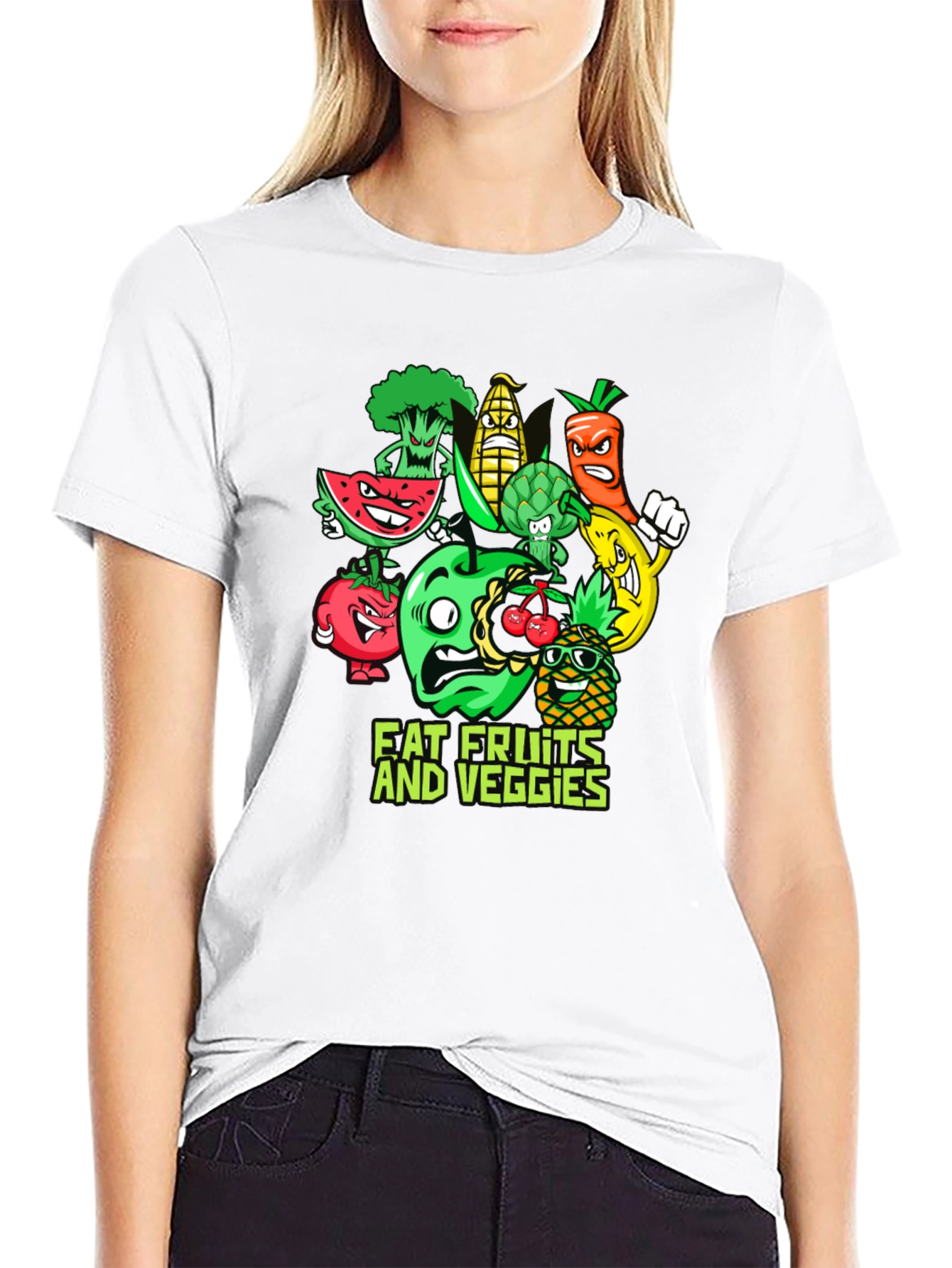 Eat Fruits and Veggies Graphic Tee