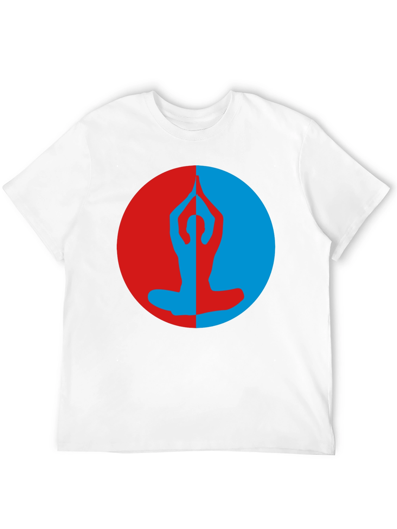 Yin Yang Yoga Pose T-Shirt - Meditate in Style