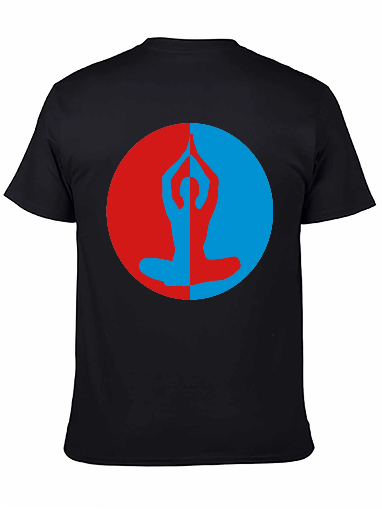 Yin Yang Yoga Pose T-Shirt - Meditate in Style