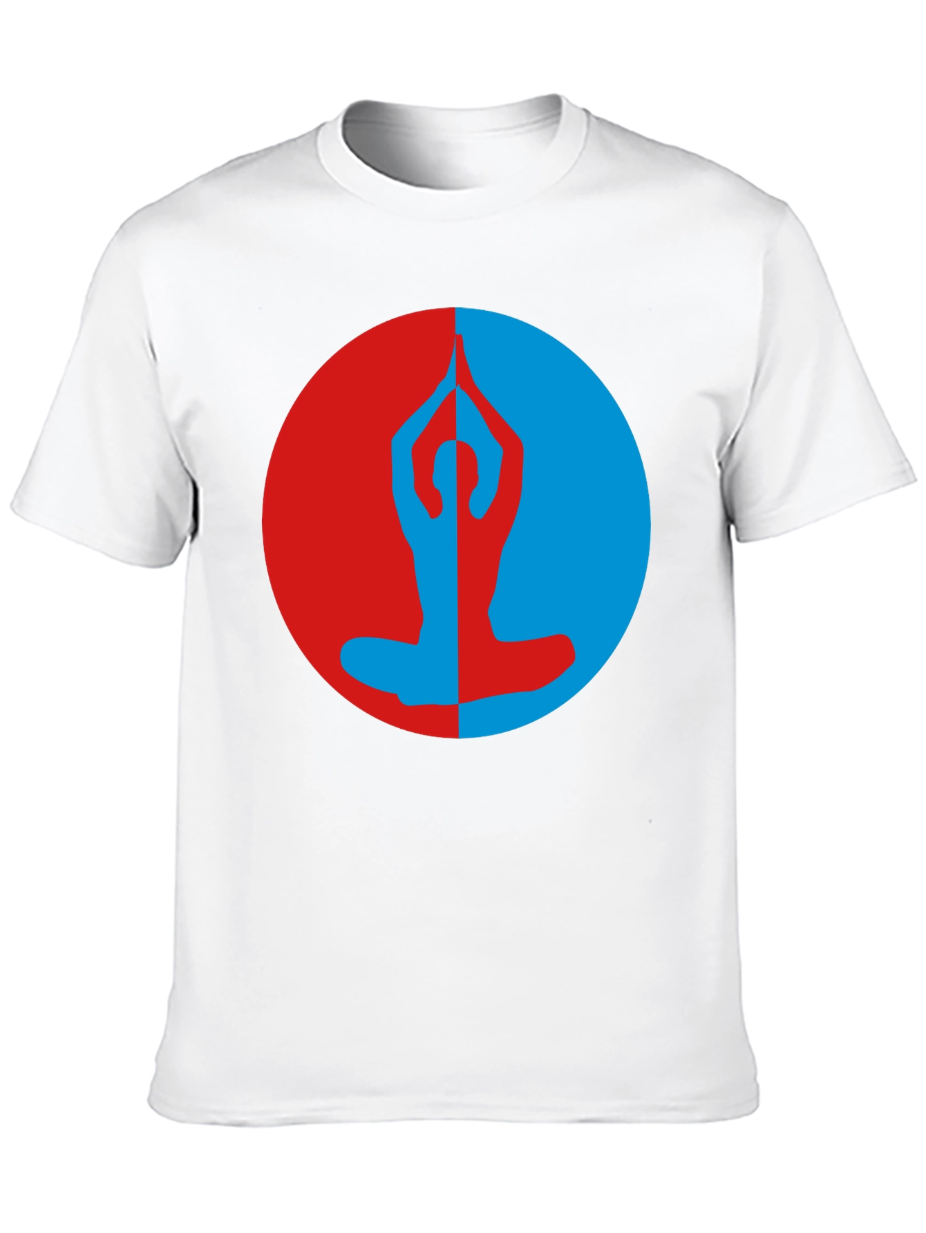 Yin Yang Yoga Pose T-Shirt - Meditate in Style