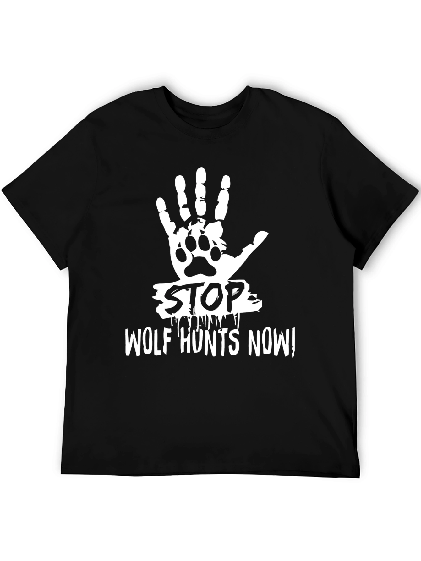 Stop Wolf Hunts Now Graphic Tee