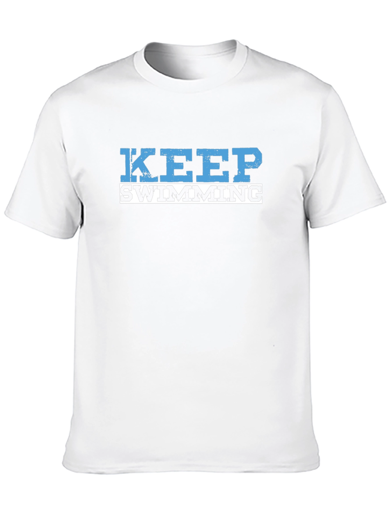Keep Swimming Graphic T-Shirt - Black
