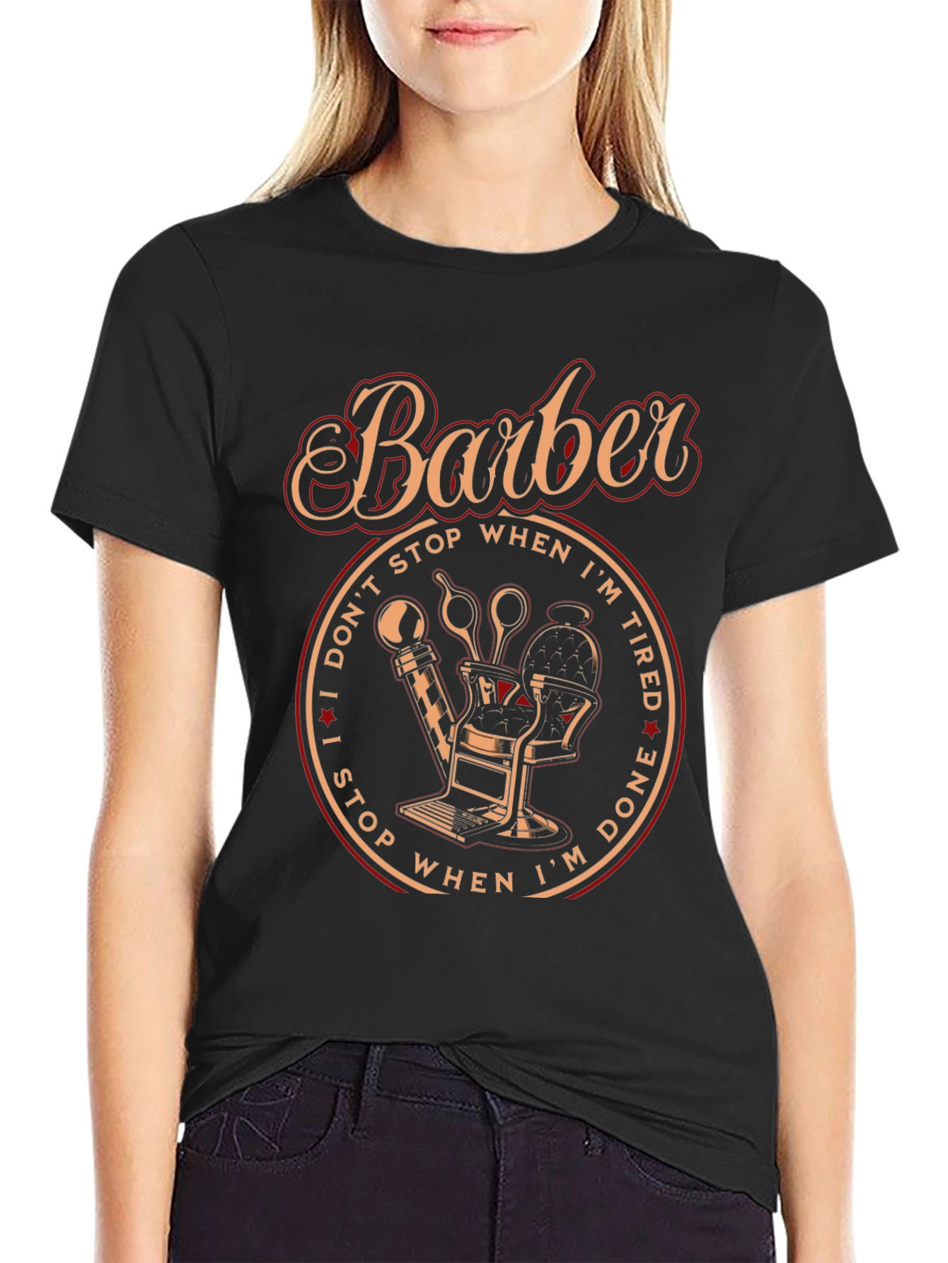 Barber Graphic T-Shirt - Salon Stylist Tee