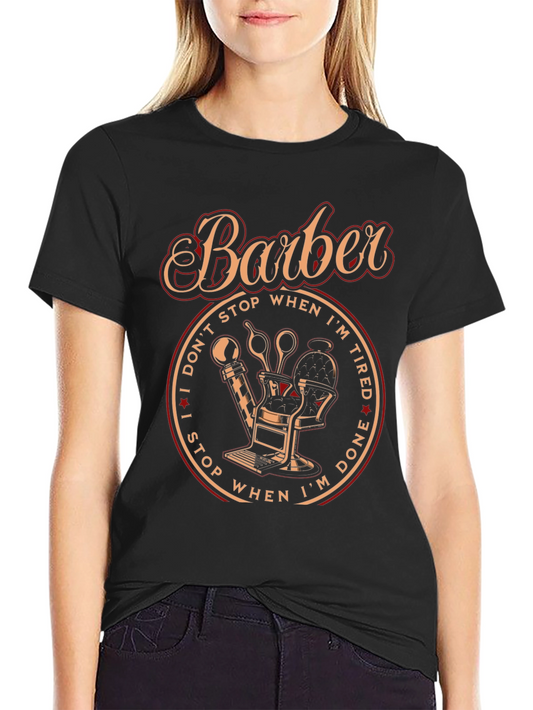 Barber Graphic T-Shirt - Salon Stylist Tee