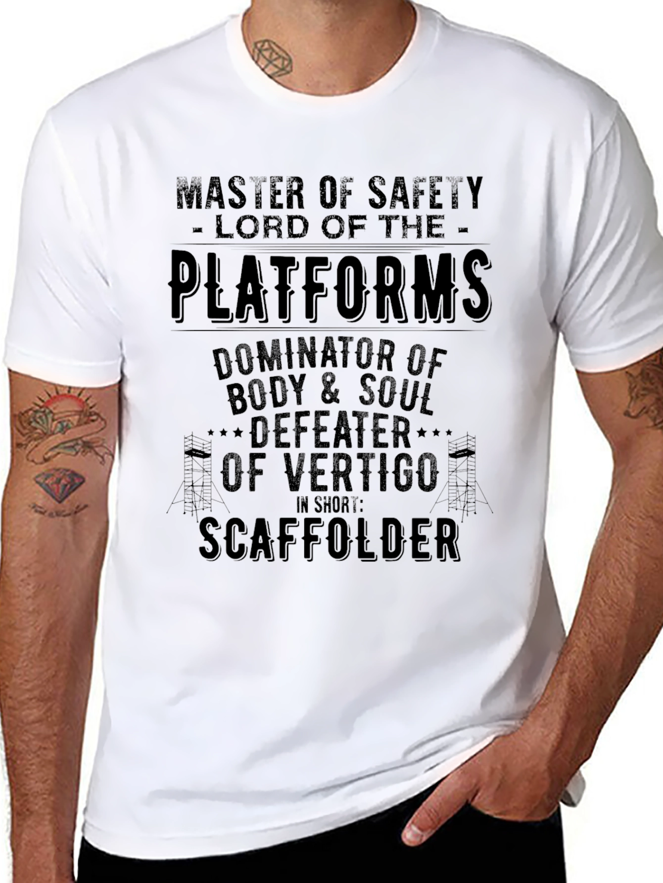 Master of Safety Scaffolder T-Shirt