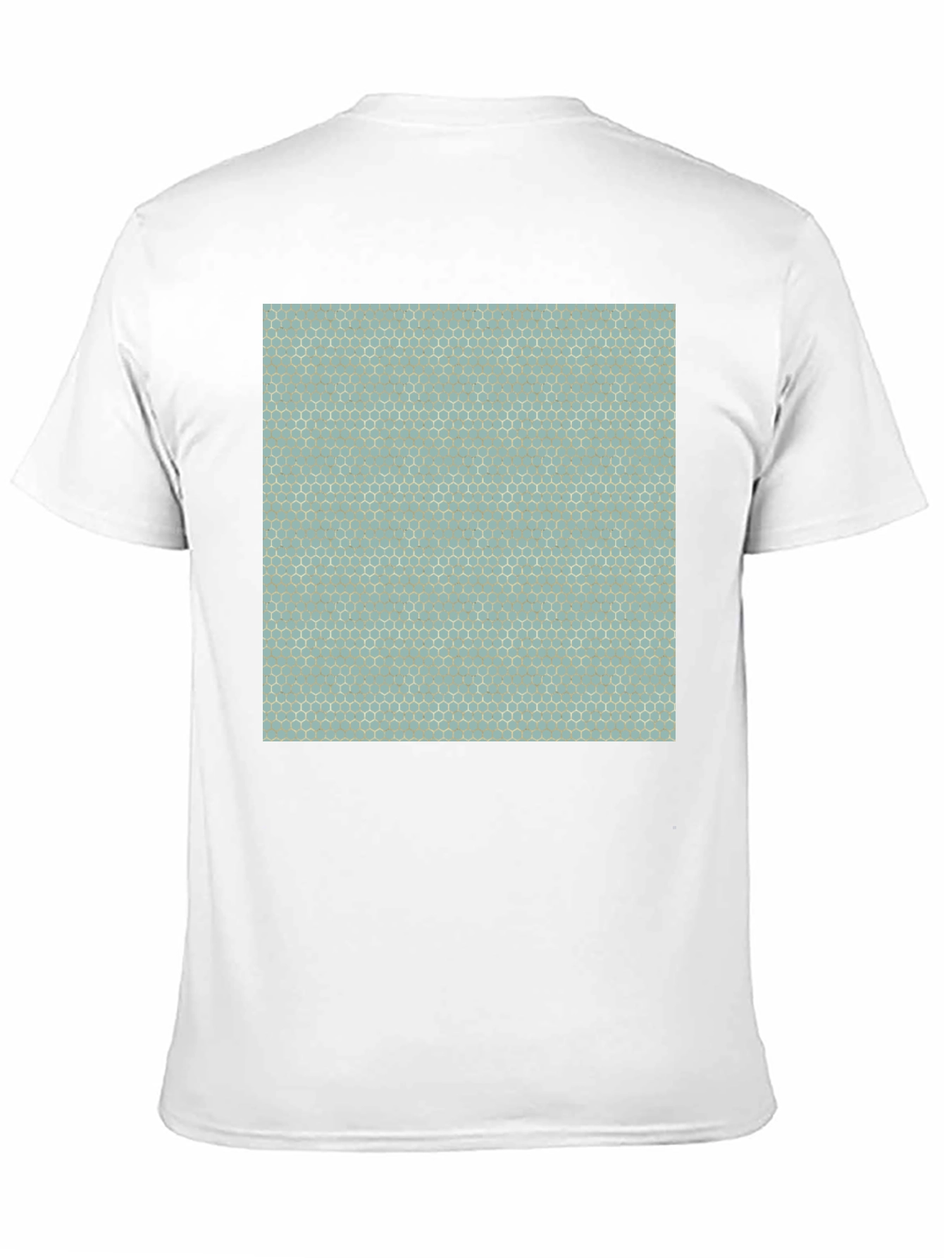 Honeycomb Pattern T-Shirt - Modern Geometric Design