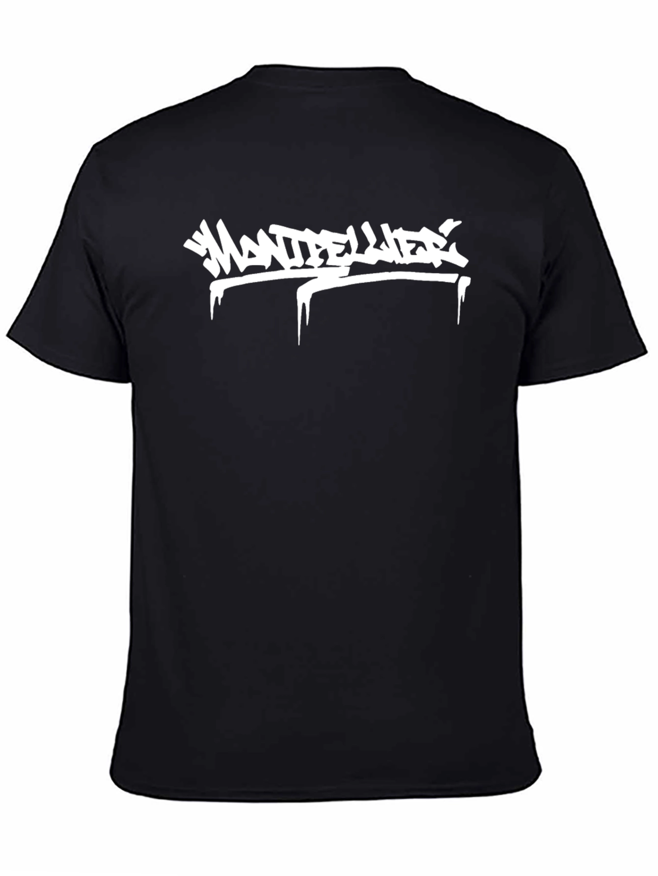 Montpellier Black Graphic T-Shirt