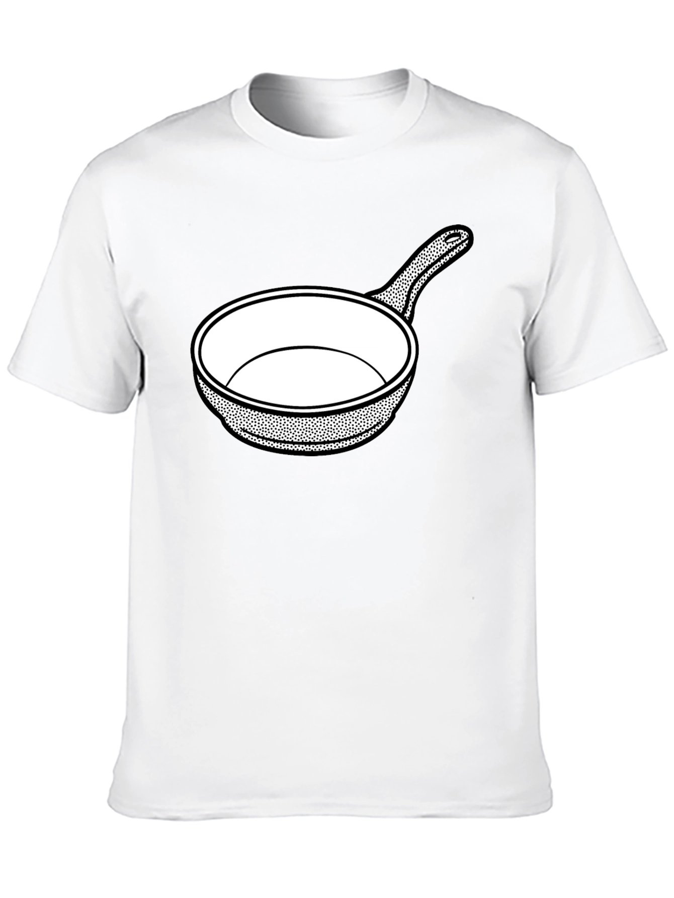 Frying Pan Graphic Tee - Novelty Cookware T-Shirt