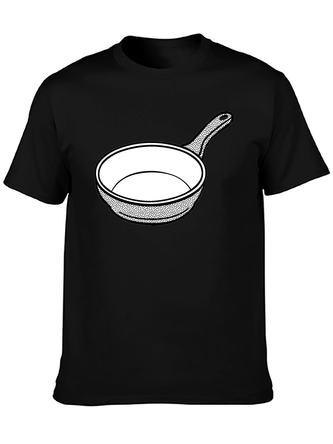 Frying Pan Graphic Tee - Novelty Cookware T-Shirt