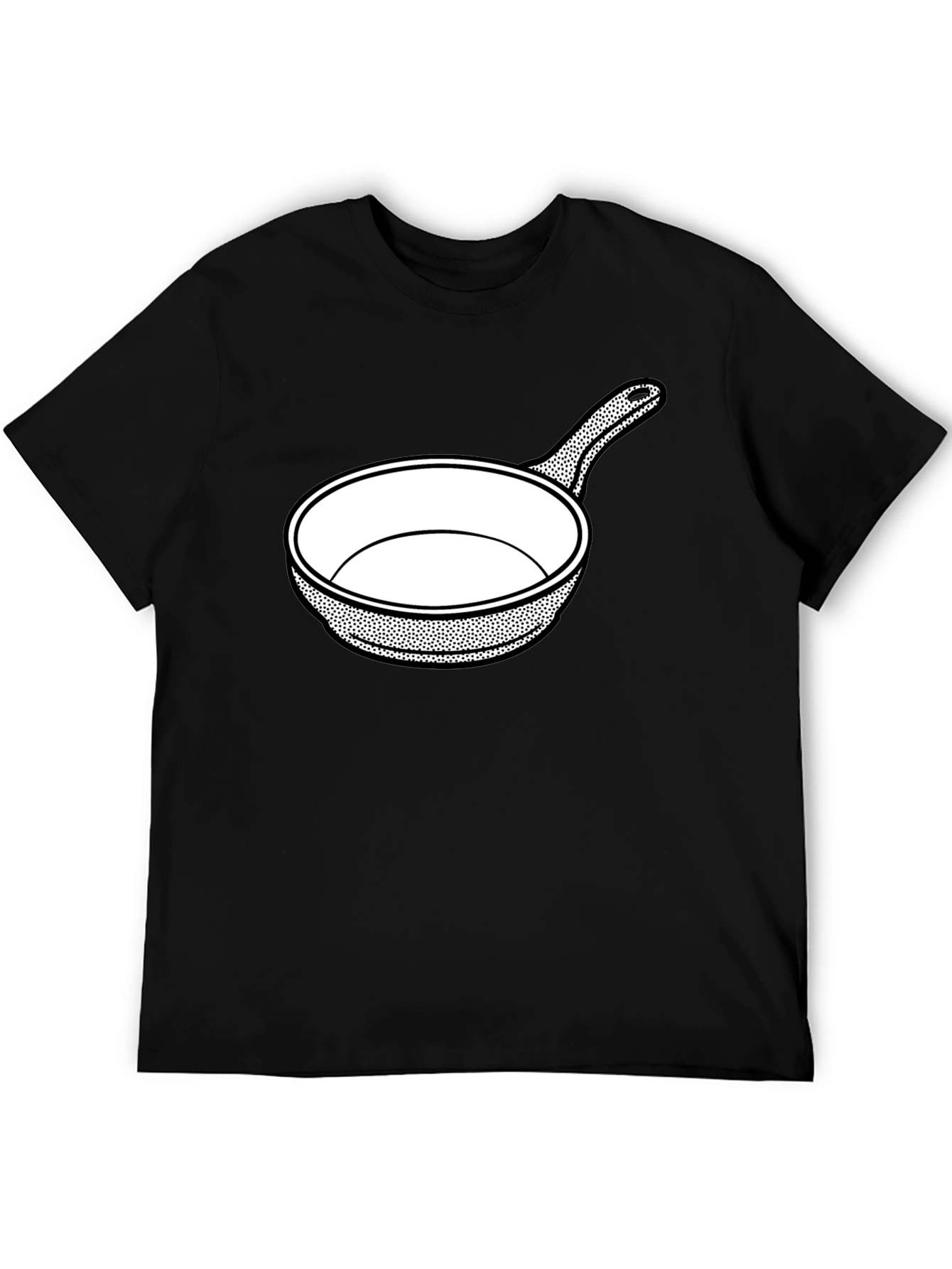Frying Pan Graphic Tee - Novelty Cookware T-Shirt