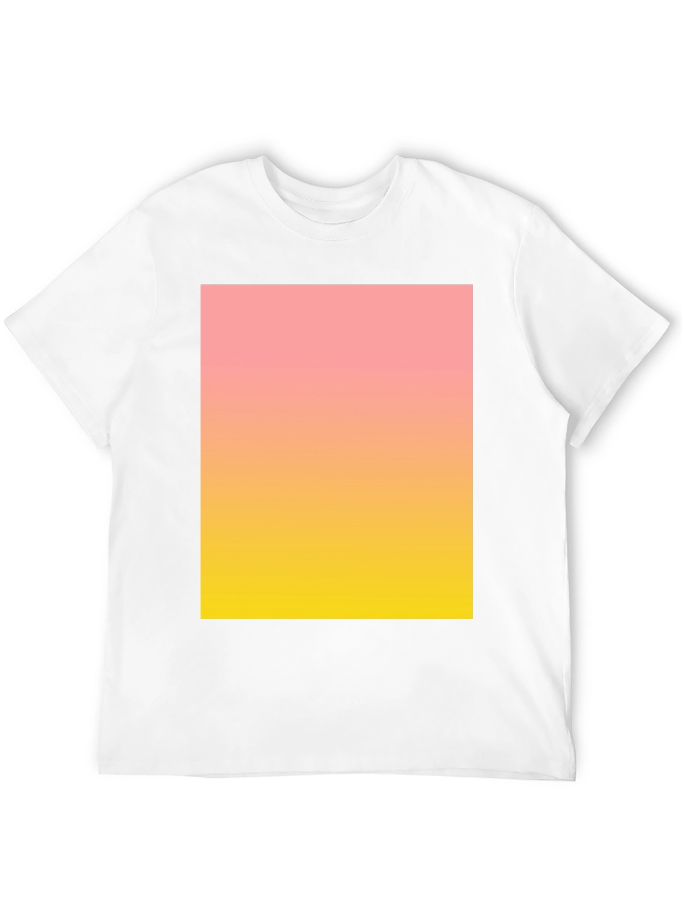 Gradient Print Black Tee