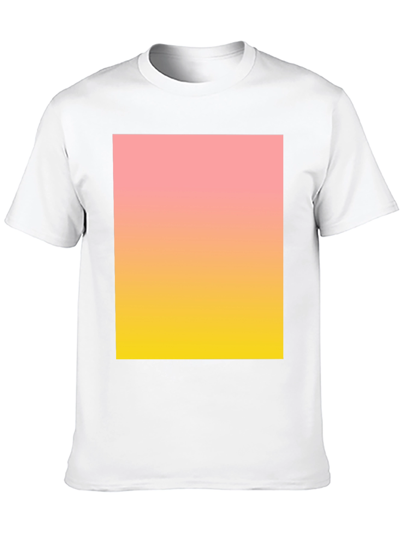Gradient Print Black Tee