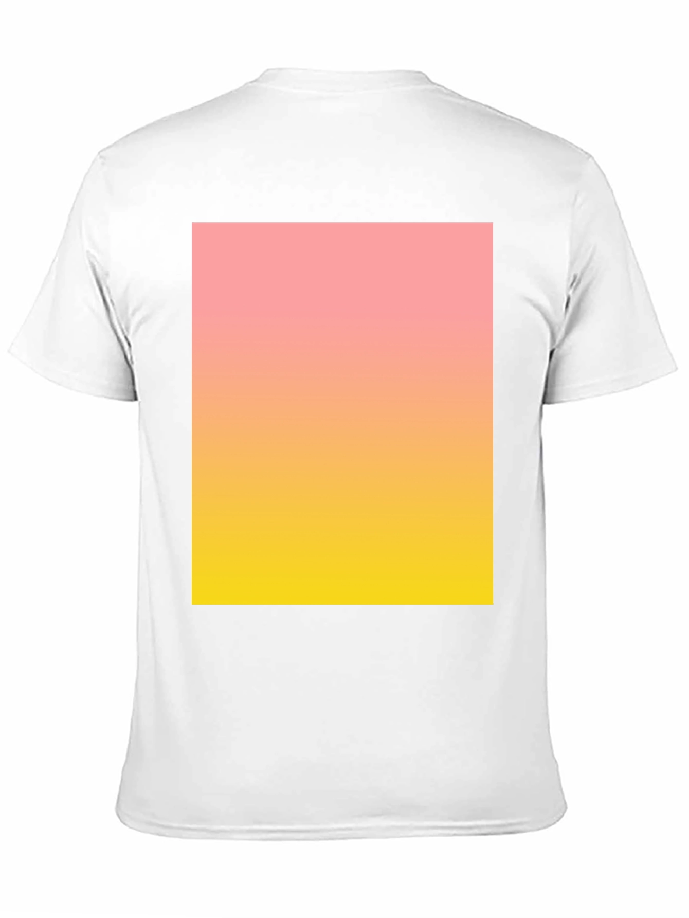 Gradient Print Black Tee