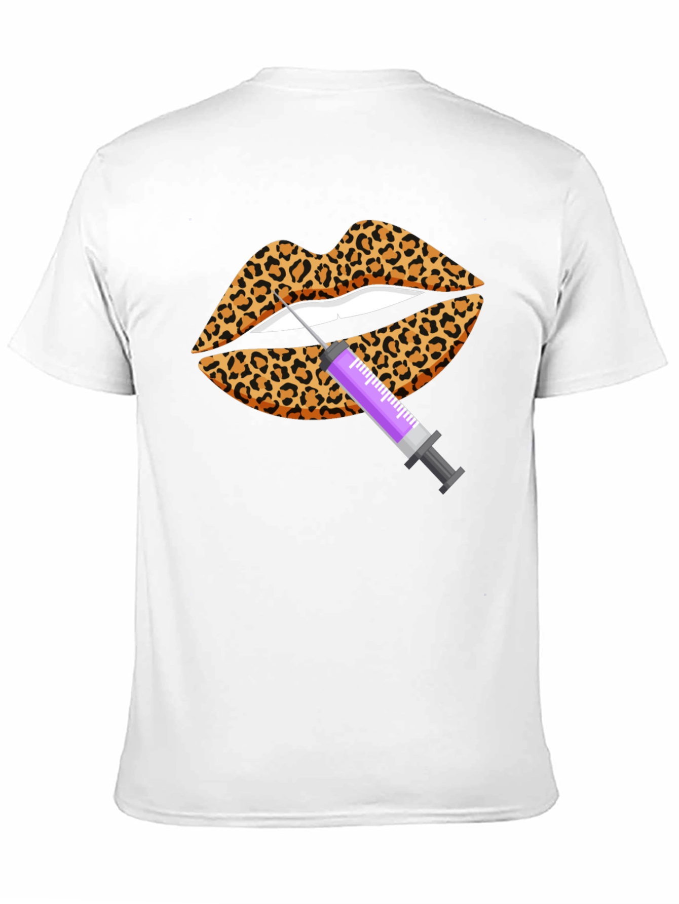 Leopard Lips Filler T-Shirt - Novelty Design