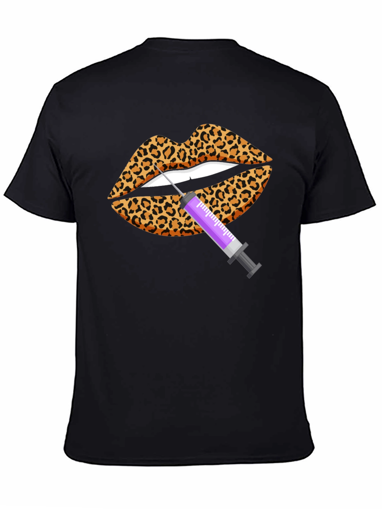Leopard Lips Filler T-Shirt - Novelty Design
