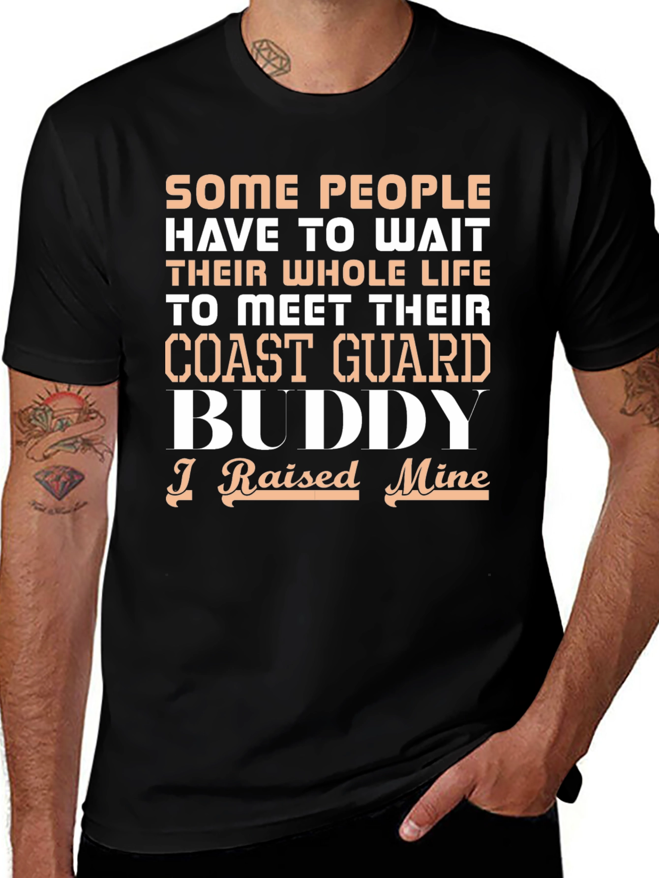 Coast Guard Buddy T-Shirt - I Raised Mine Tee