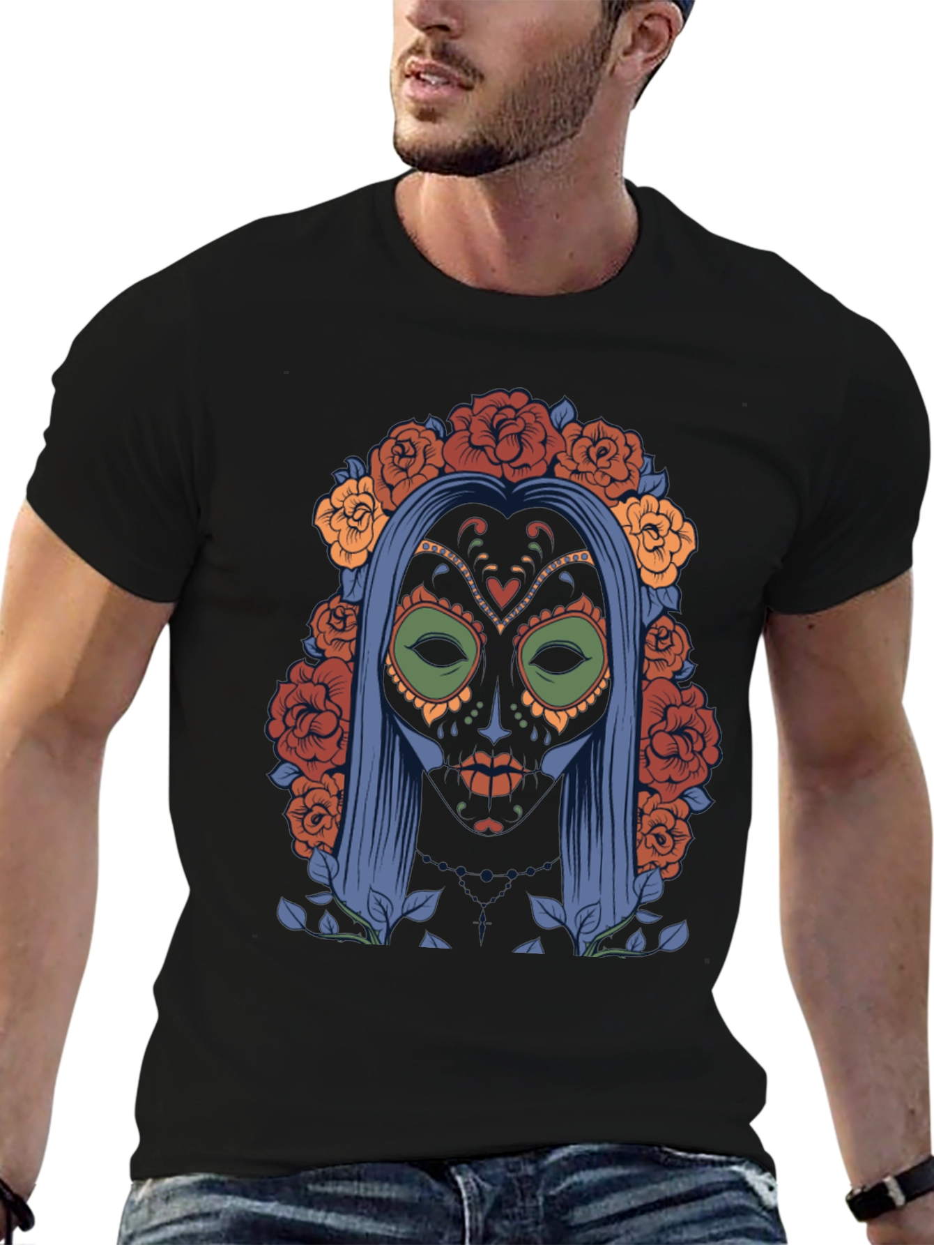 Day of the Dead Sugar Skull T-Shirt