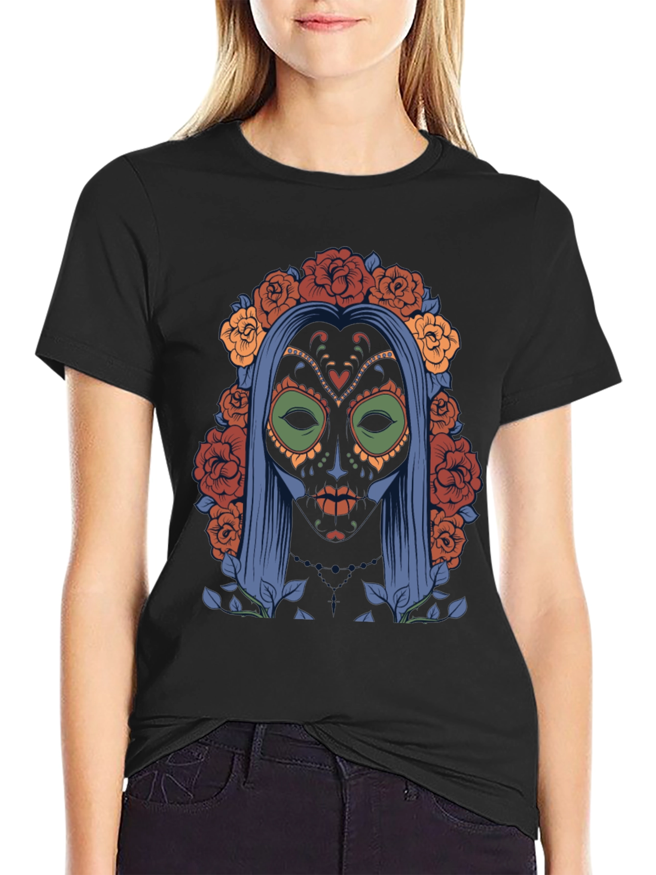 Day of the Dead Sugar Skull T-Shirt