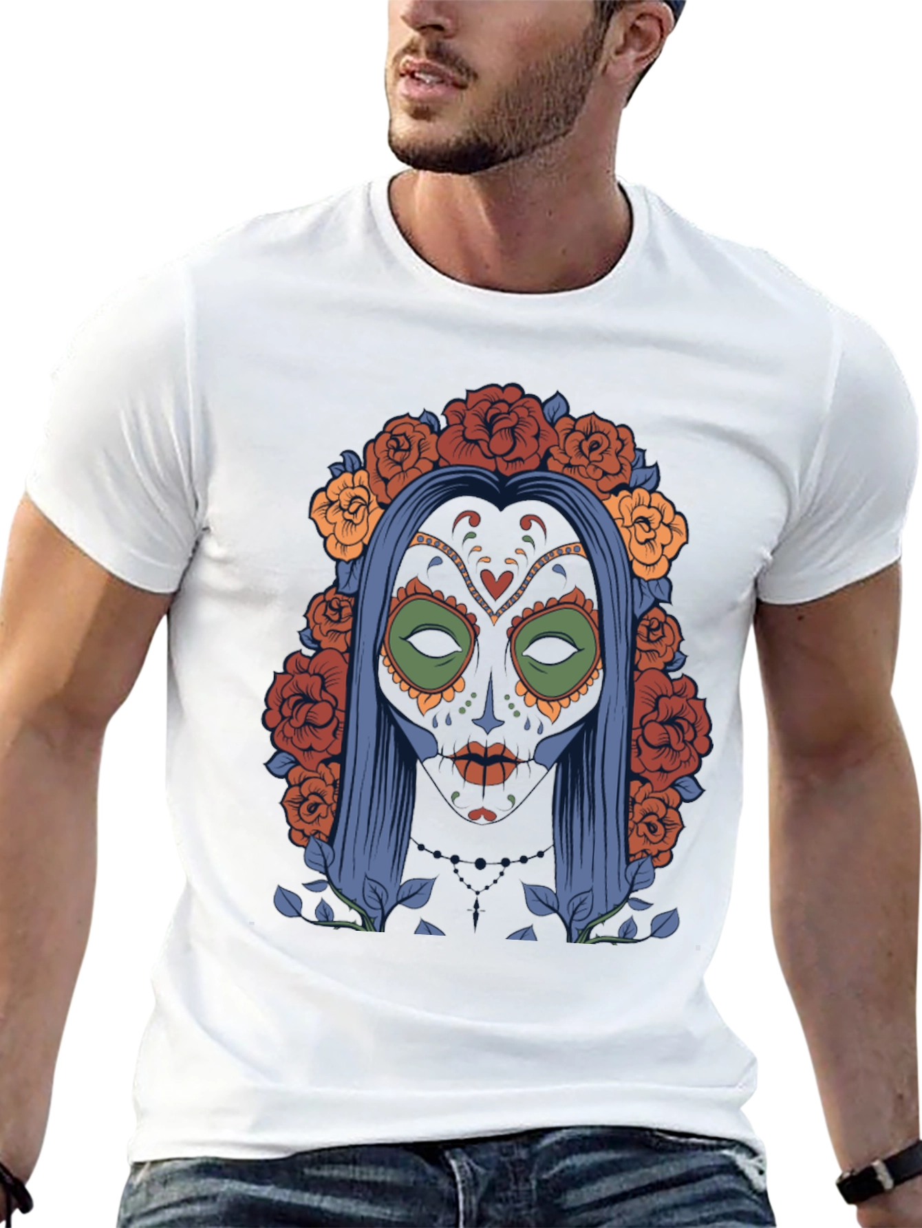 Day of the Dead Sugar Skull T-Shirt