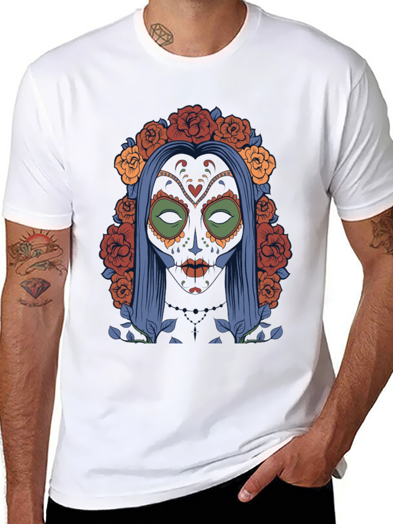 Day of the Dead Sugar Skull T-Shirt