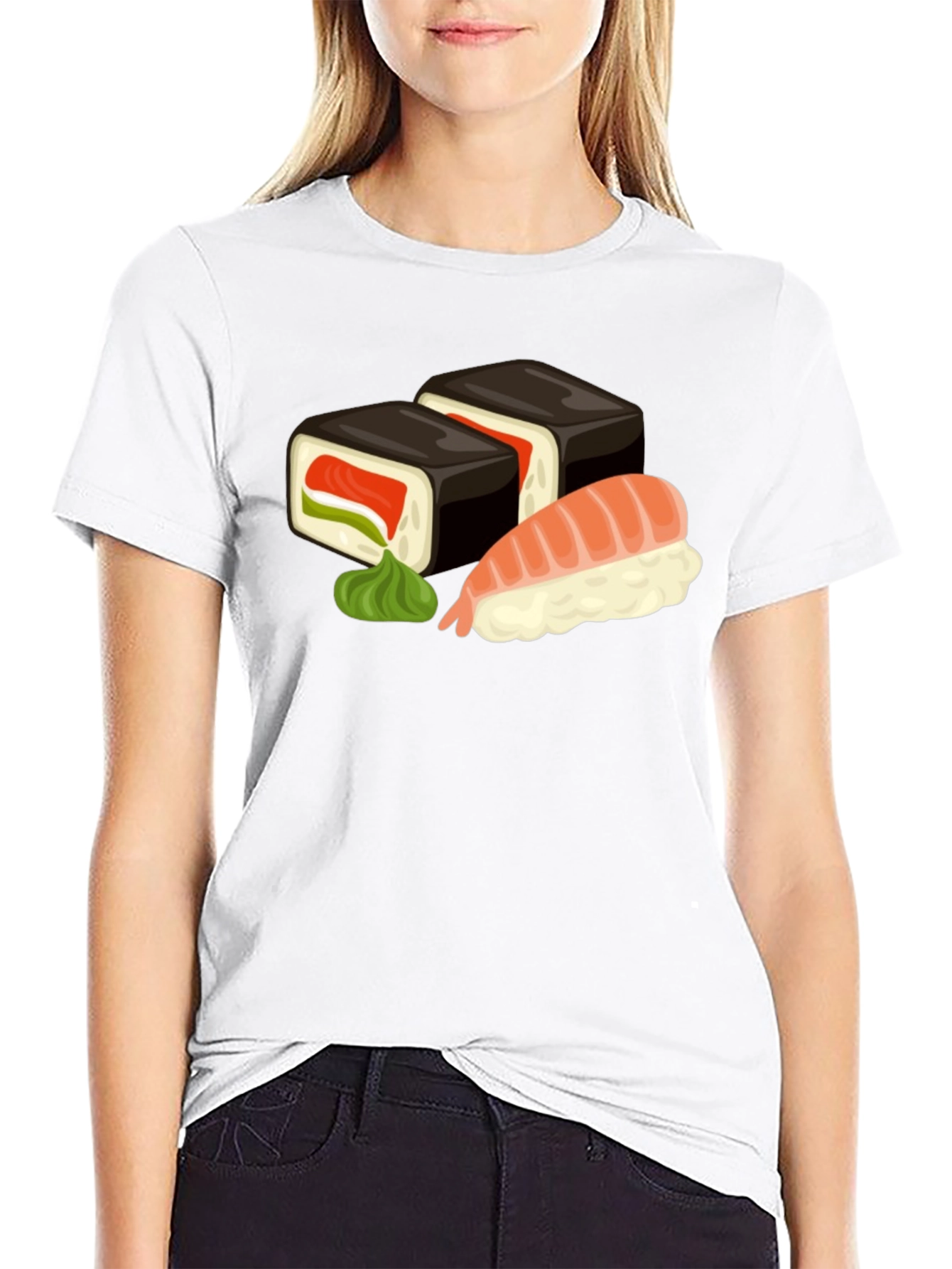 Sushi Graphic T-Shirt - Unique Foodie Fashion