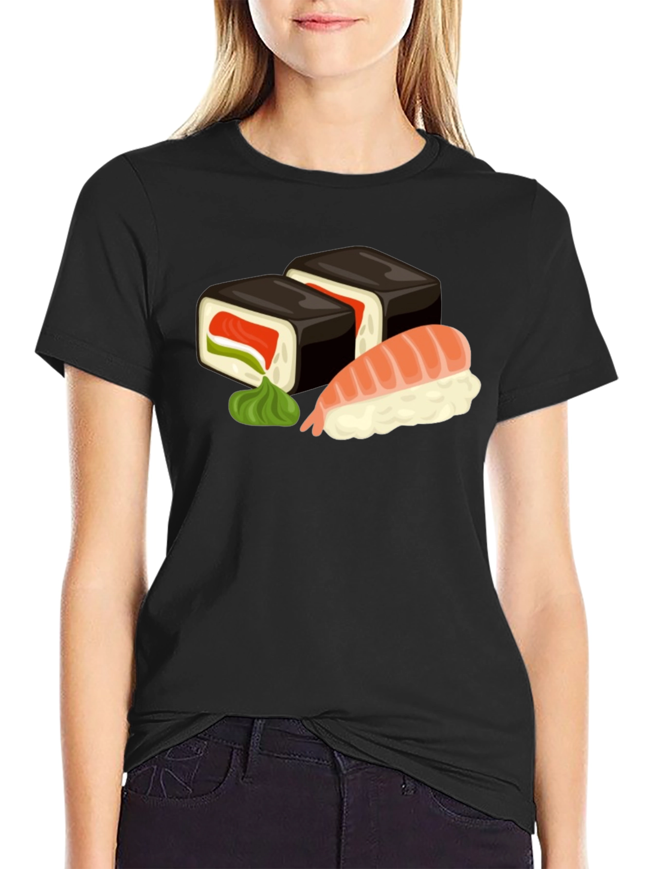 Sushi Graphic T-Shirt - Unique Foodie Fashion