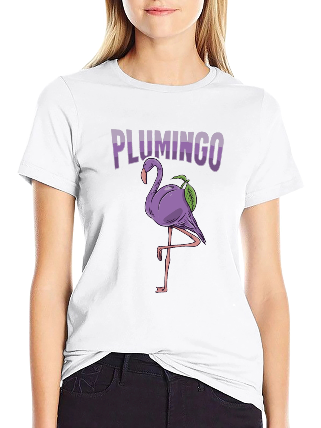 Plumingo Graphic T-Shirt - Novelty Flamingo Tee