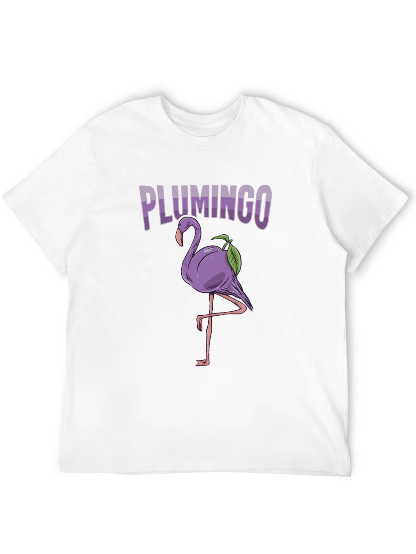 Plumingo Graphic T-Shirt - Novelty Flamingo Tee