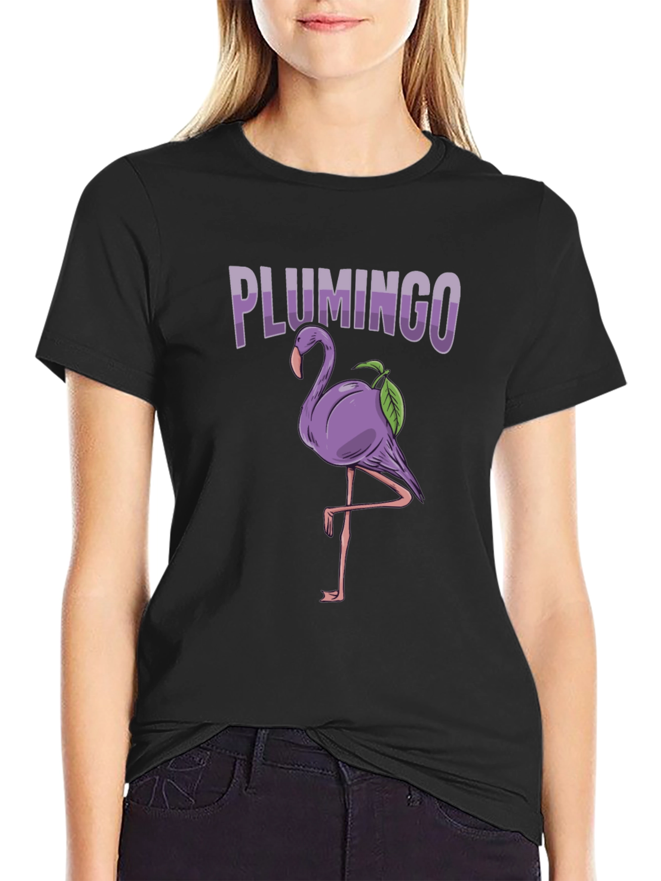 Plumingo Graphic T-Shirt - Novelty Flamingo Tee