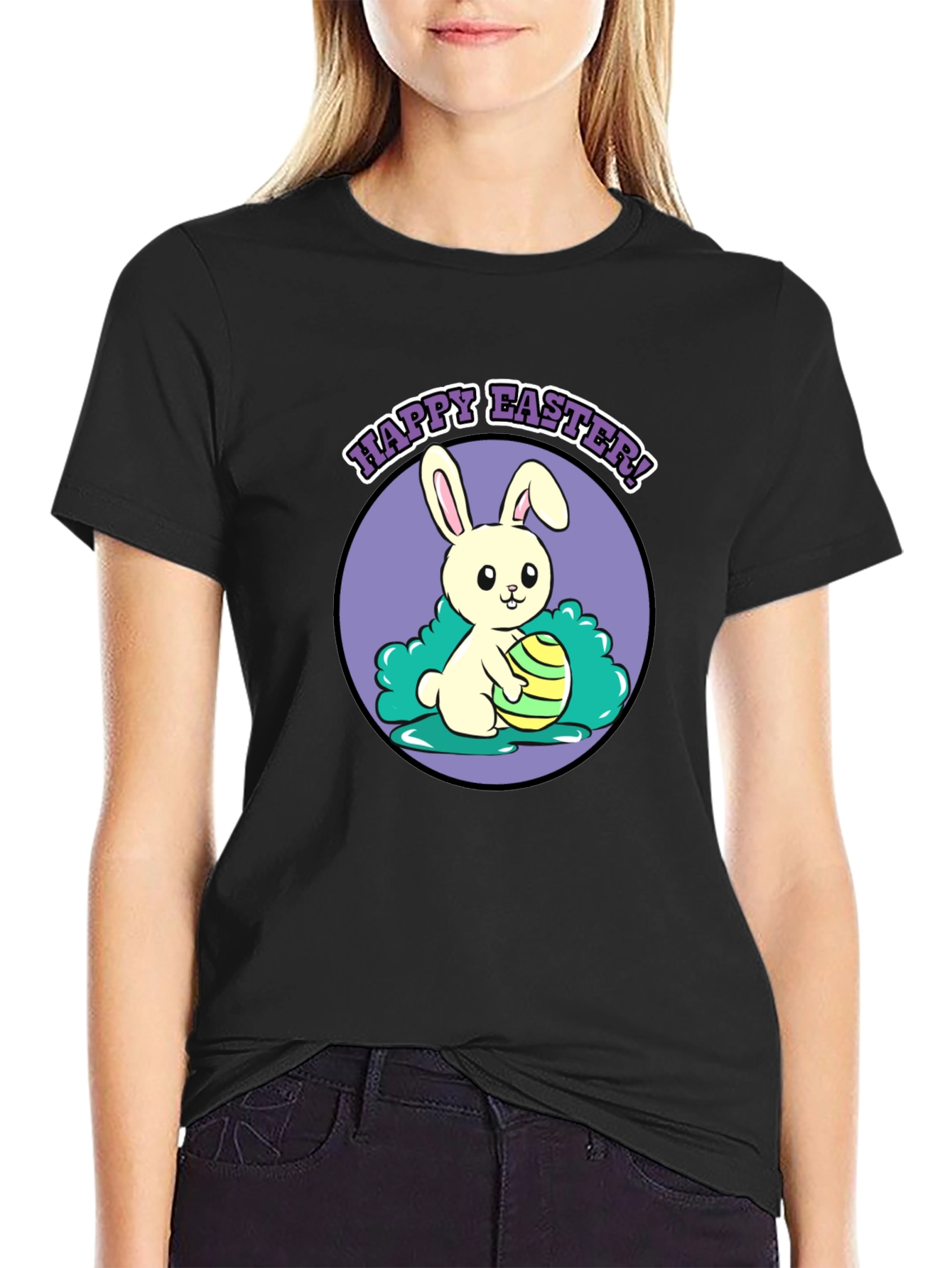 Happy Easter Bunny Graphic T-Shirt