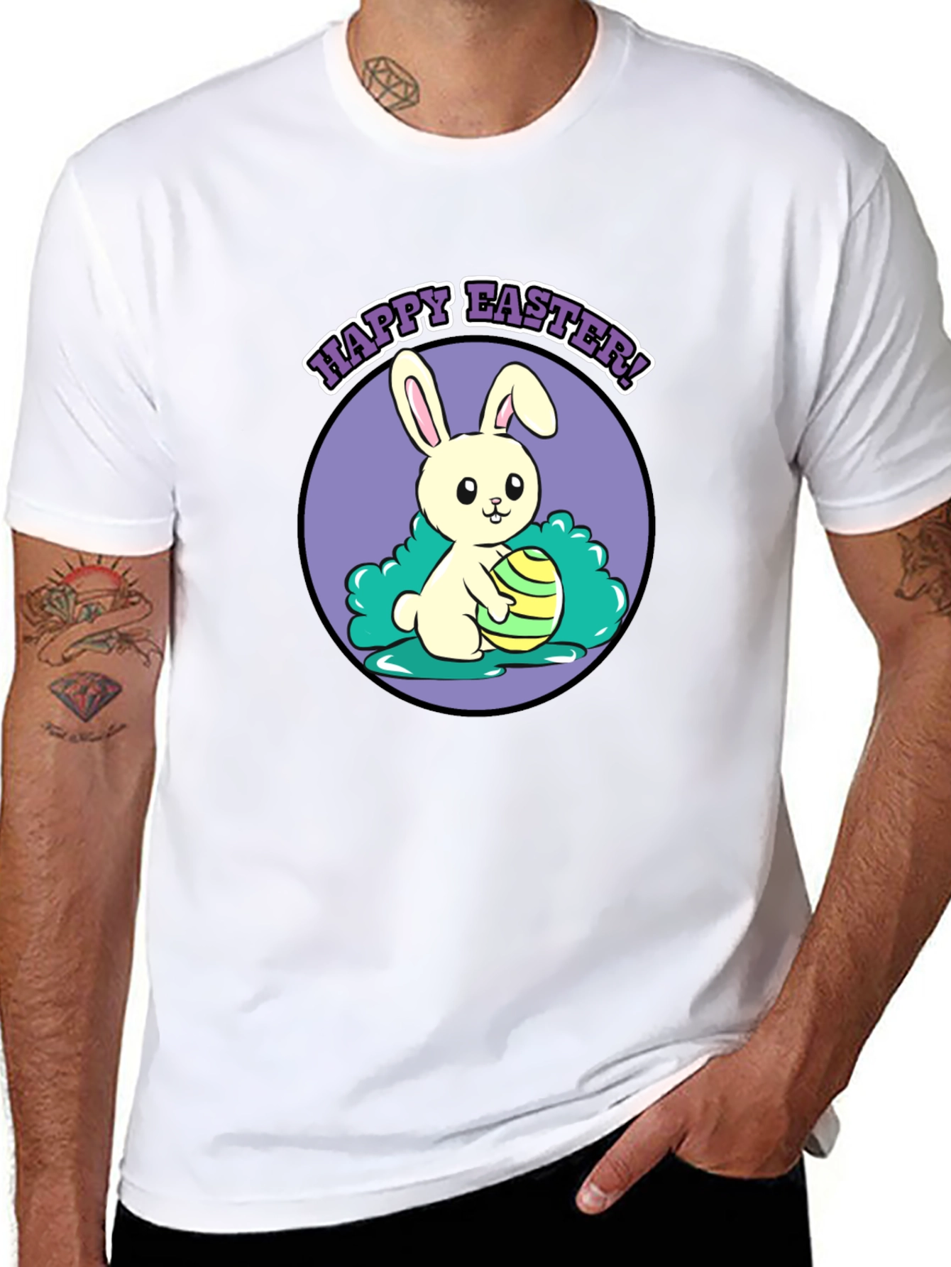 Happy Easter Bunny Graphic T-Shirt