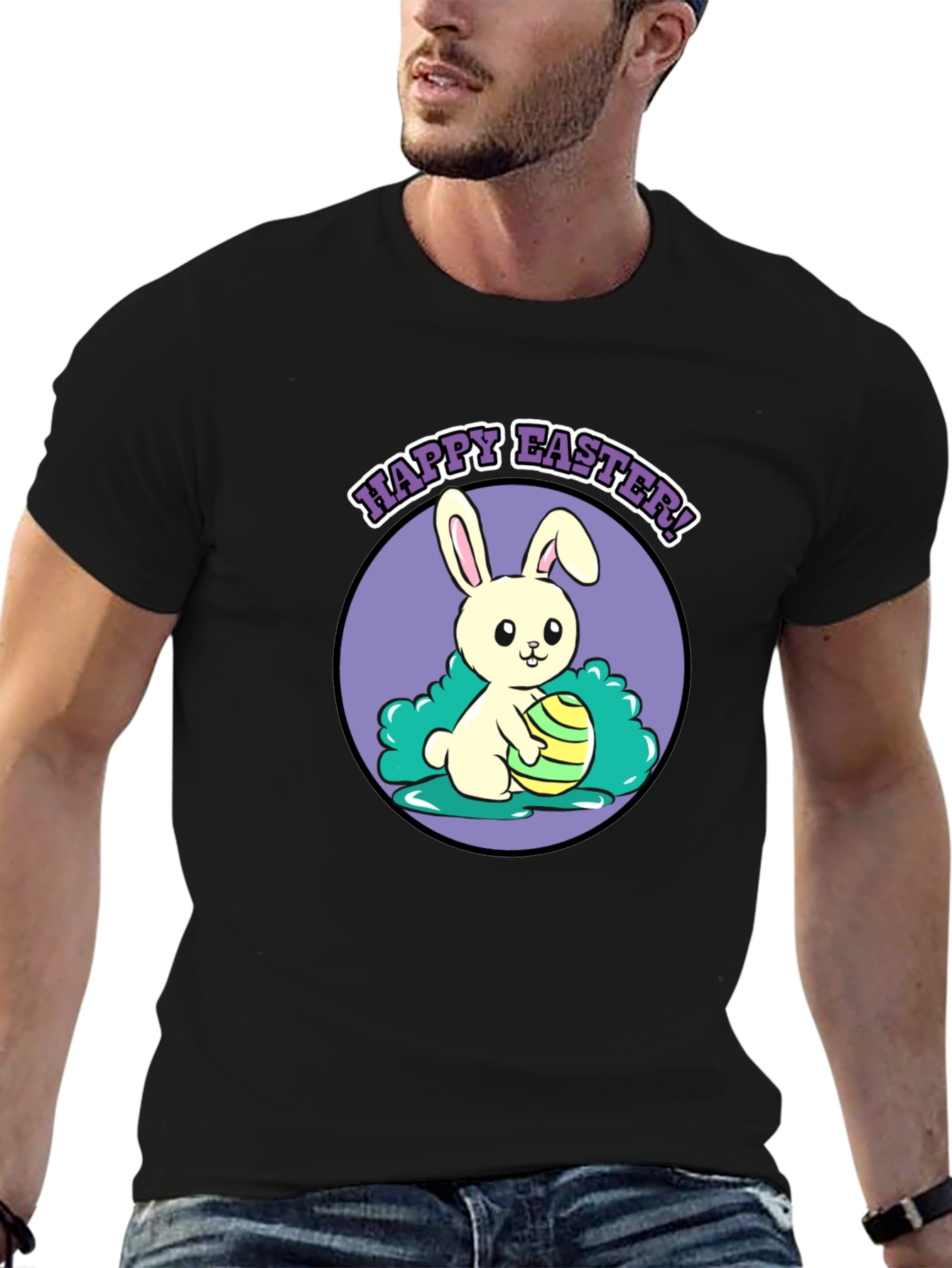 Happy Easter Bunny Graphic T-Shirt