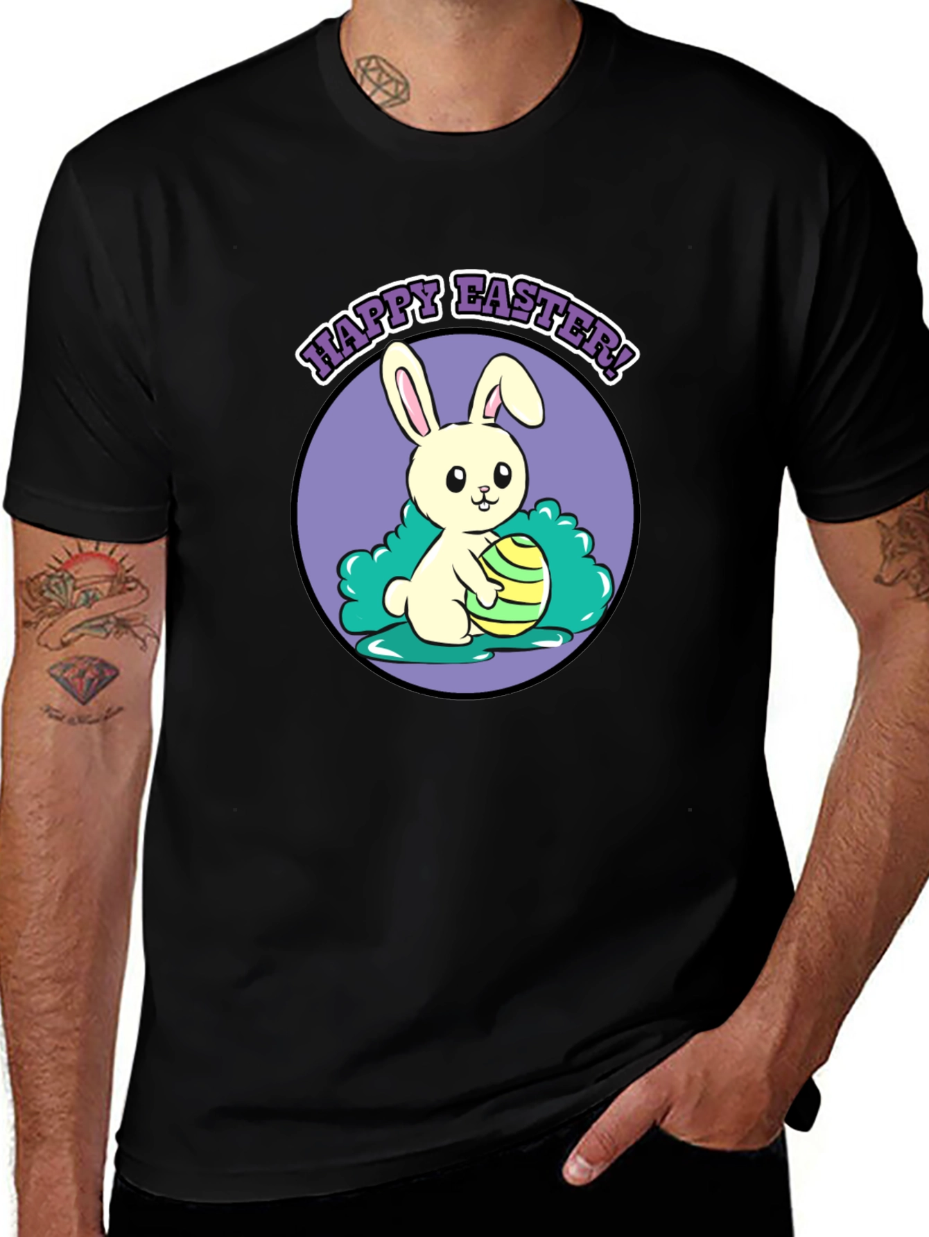 Happy Easter Bunny Graphic T-Shirt