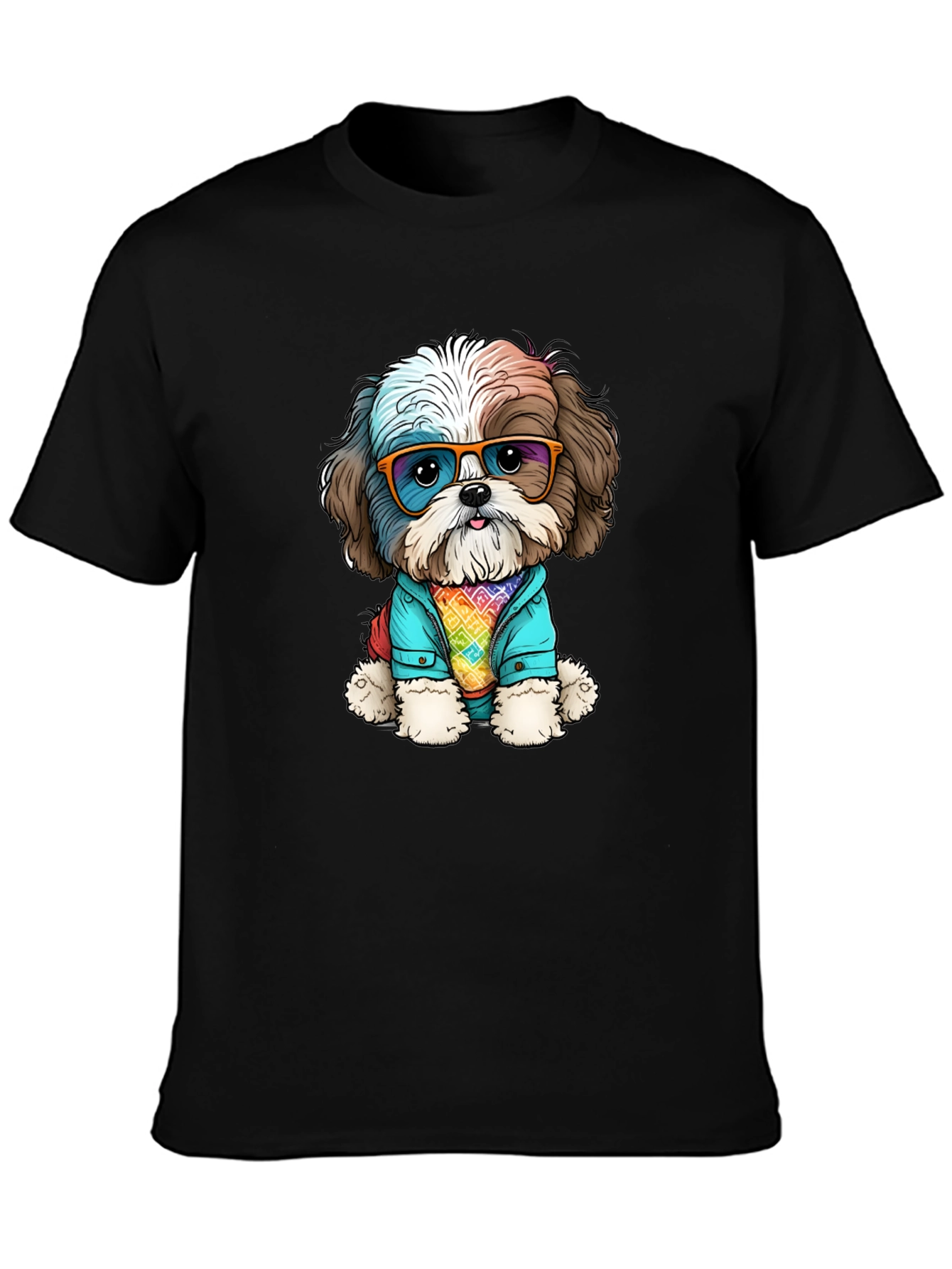 Dog with Glasses T-Shirt