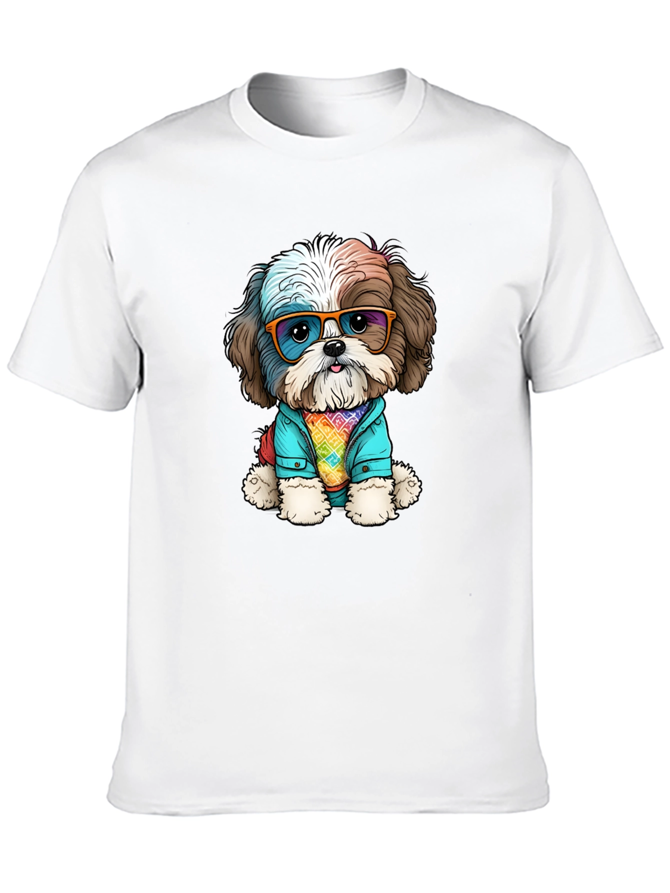Dog with Glasses T-Shirt