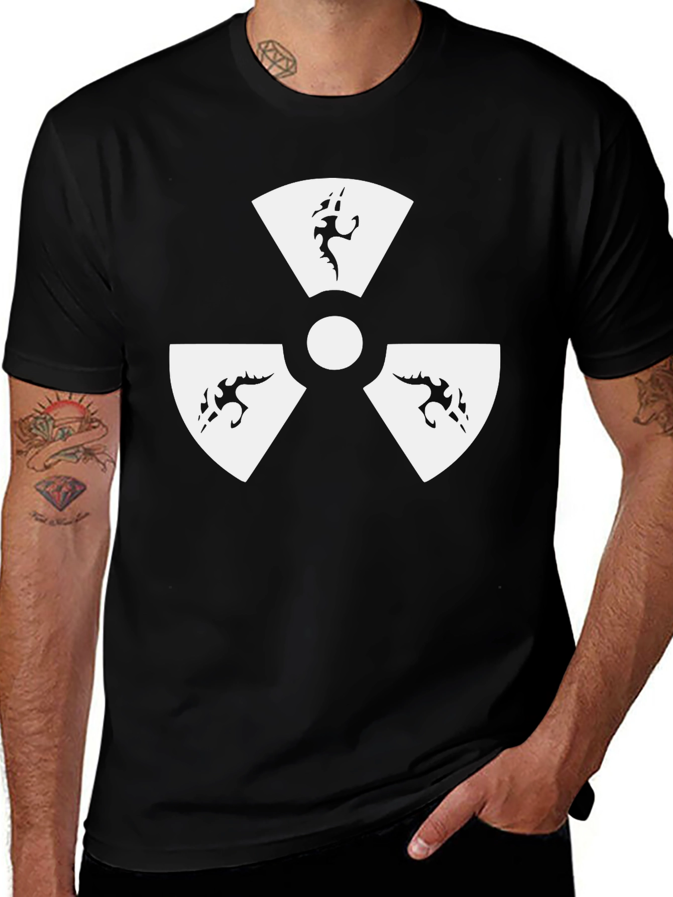 Radioactive T-Shirt - Black Graphic Tee