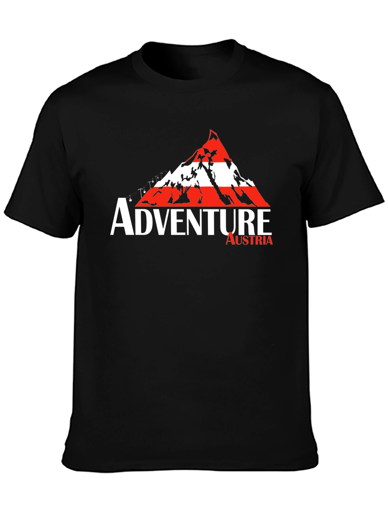 Adventure Austria Black T-Shirt