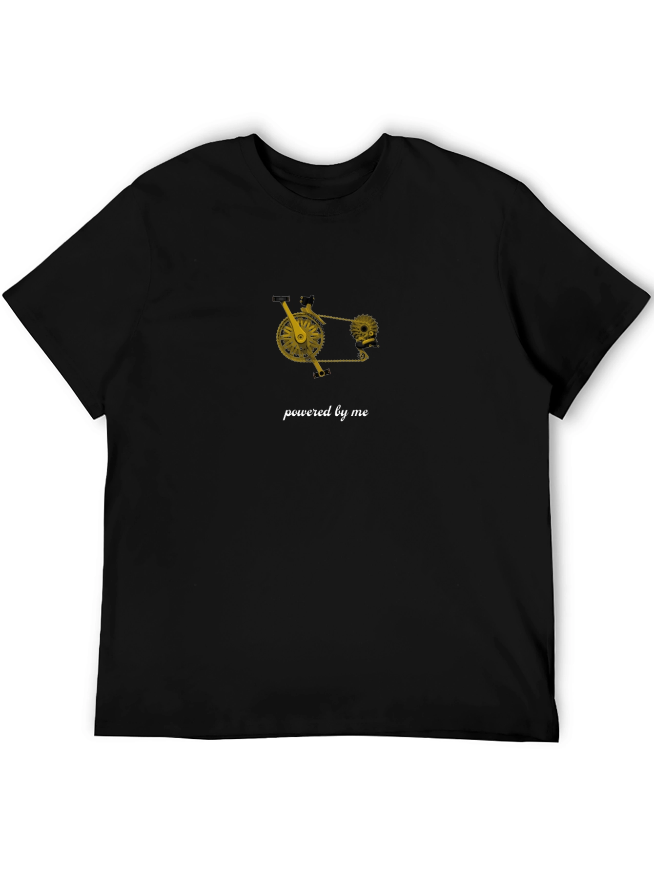 Powered By Me Graphic Tee - Black