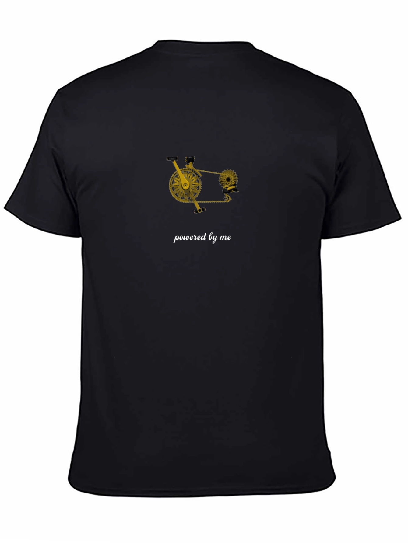 Powered By Me Graphic Tee - Black