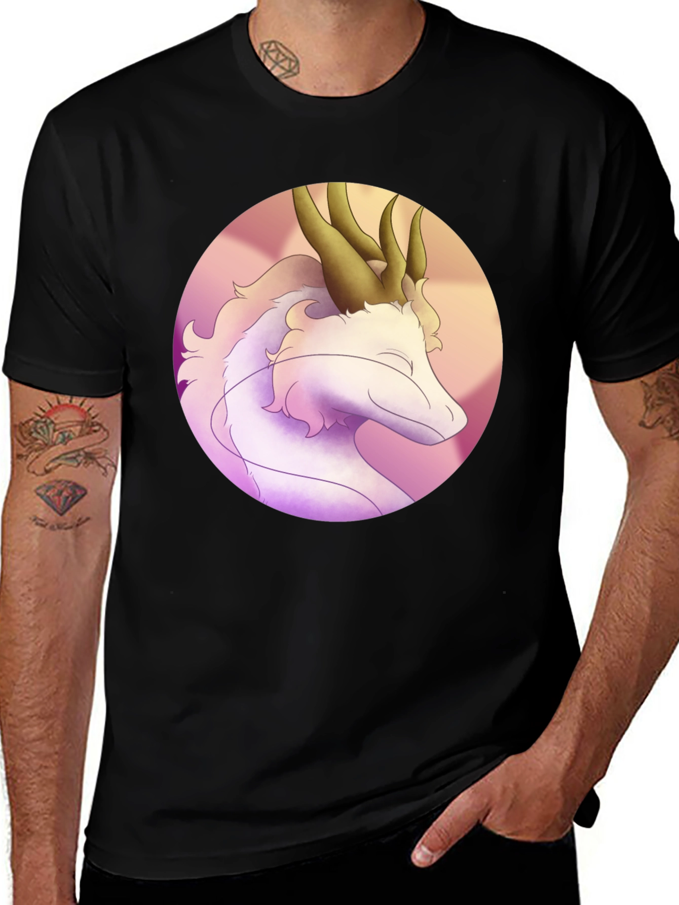 Dragon Art Tee - Fantasy Graphic T-Shirt