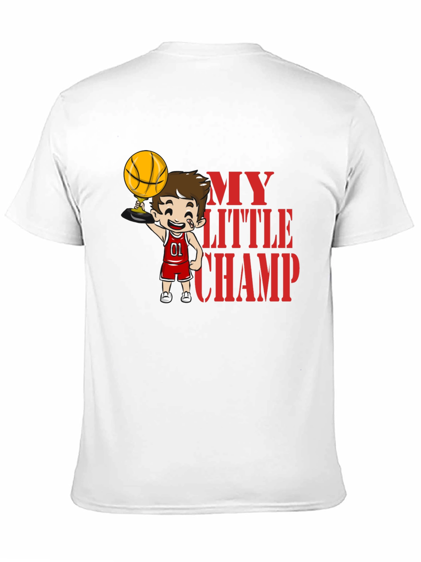 My Little Champ Basketball T-Shirt