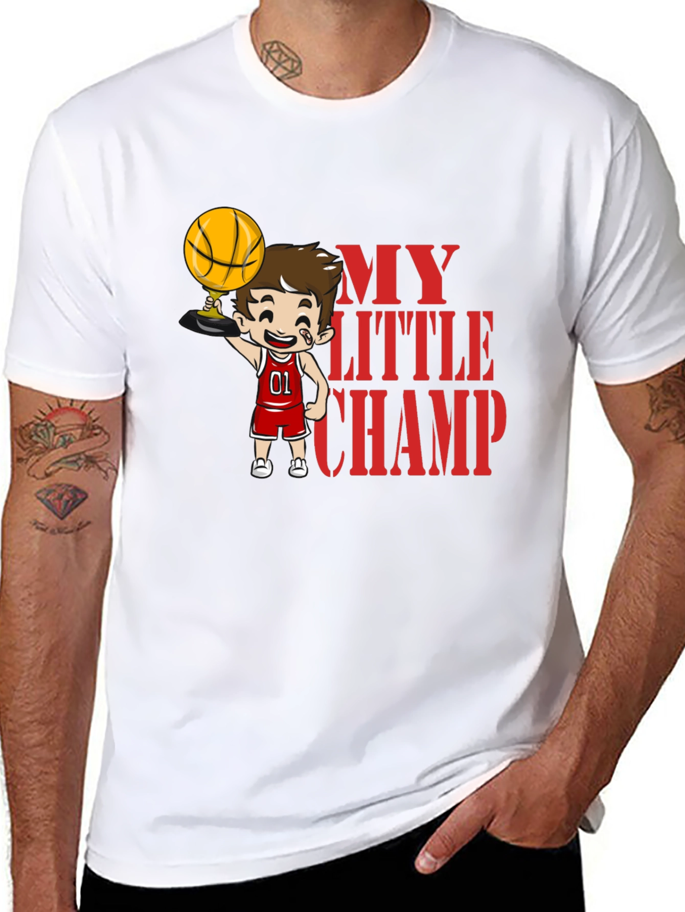 My Little Champ Basketball T-Shirt